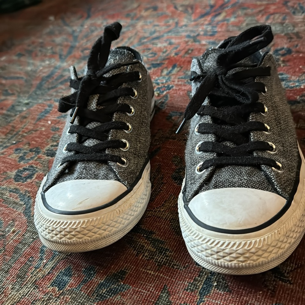 Converse flip tongue tweed low tops - Picture 4 of 10